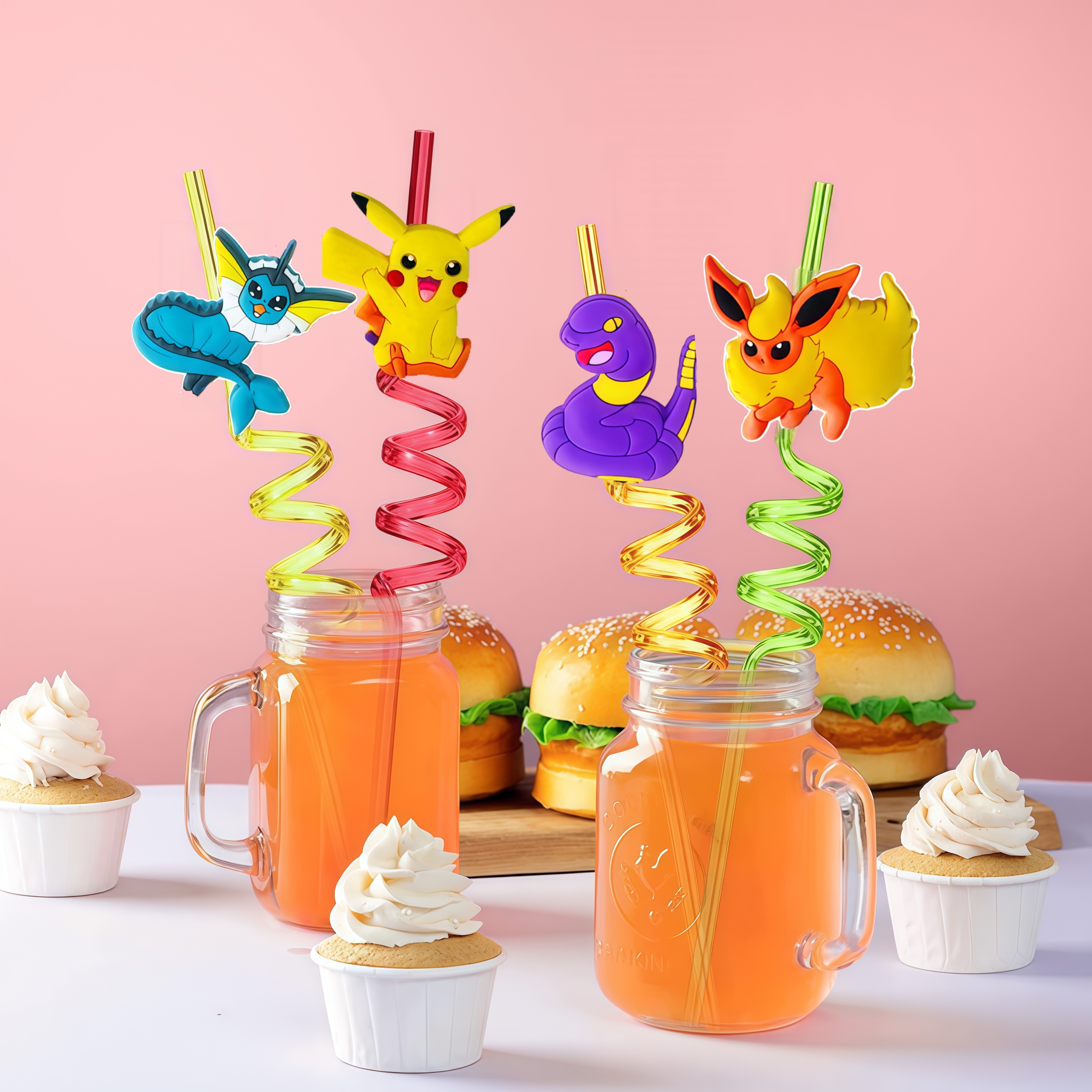 Pokemon Birthday Straws Birthd - Baby Food Fruits のレビューと価格
