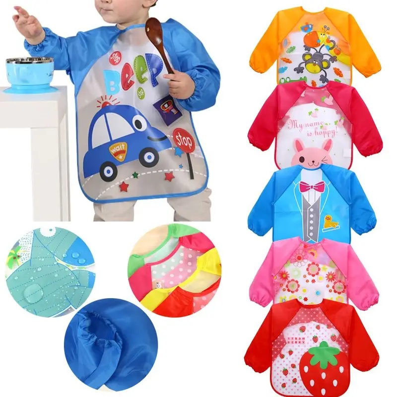 Waterproof EVA Full Sleeve Bab - Bib Long Sleeve のレビューと価格