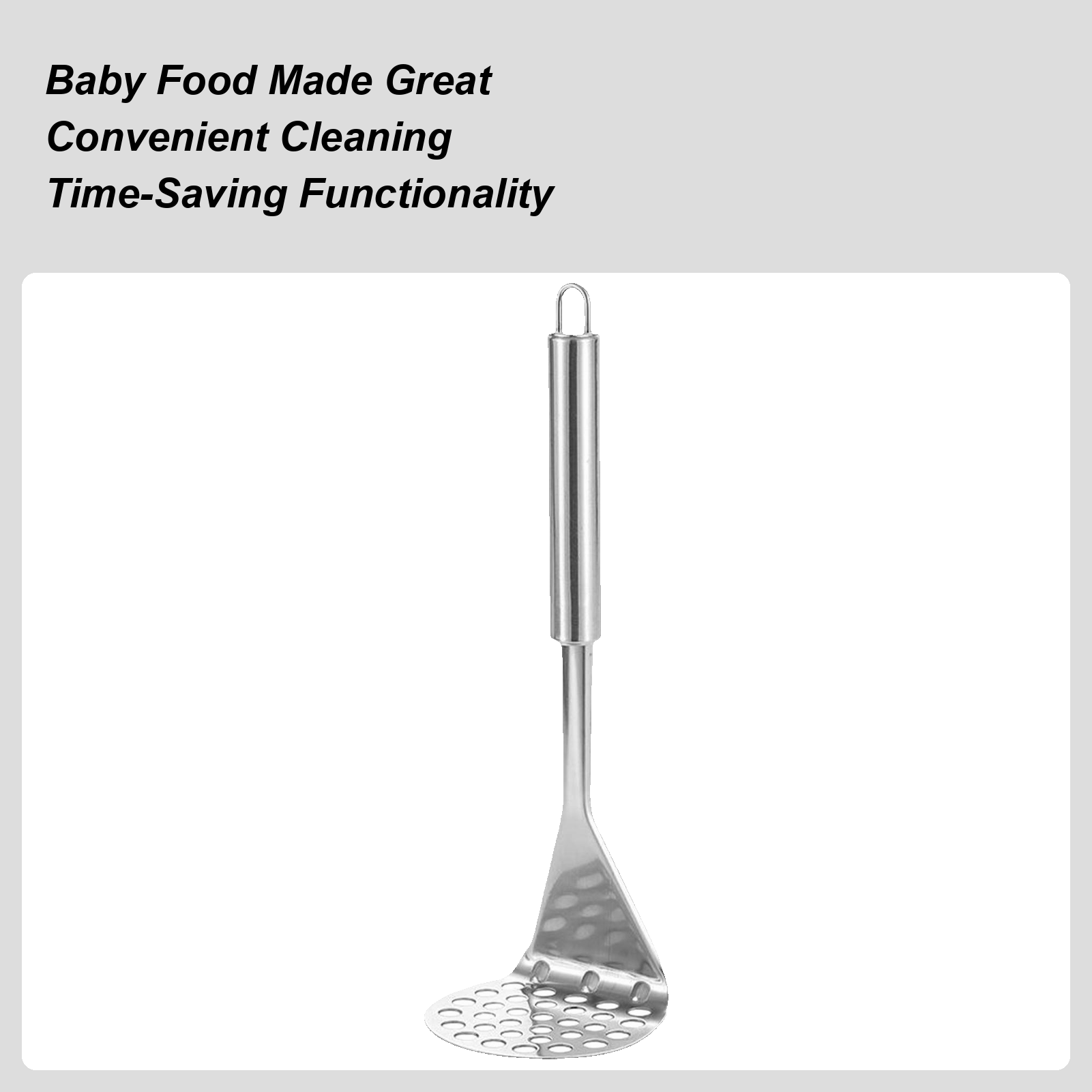 Metal Potato Masher Avocado Sm - Veggie Baby Food のレビューと価格