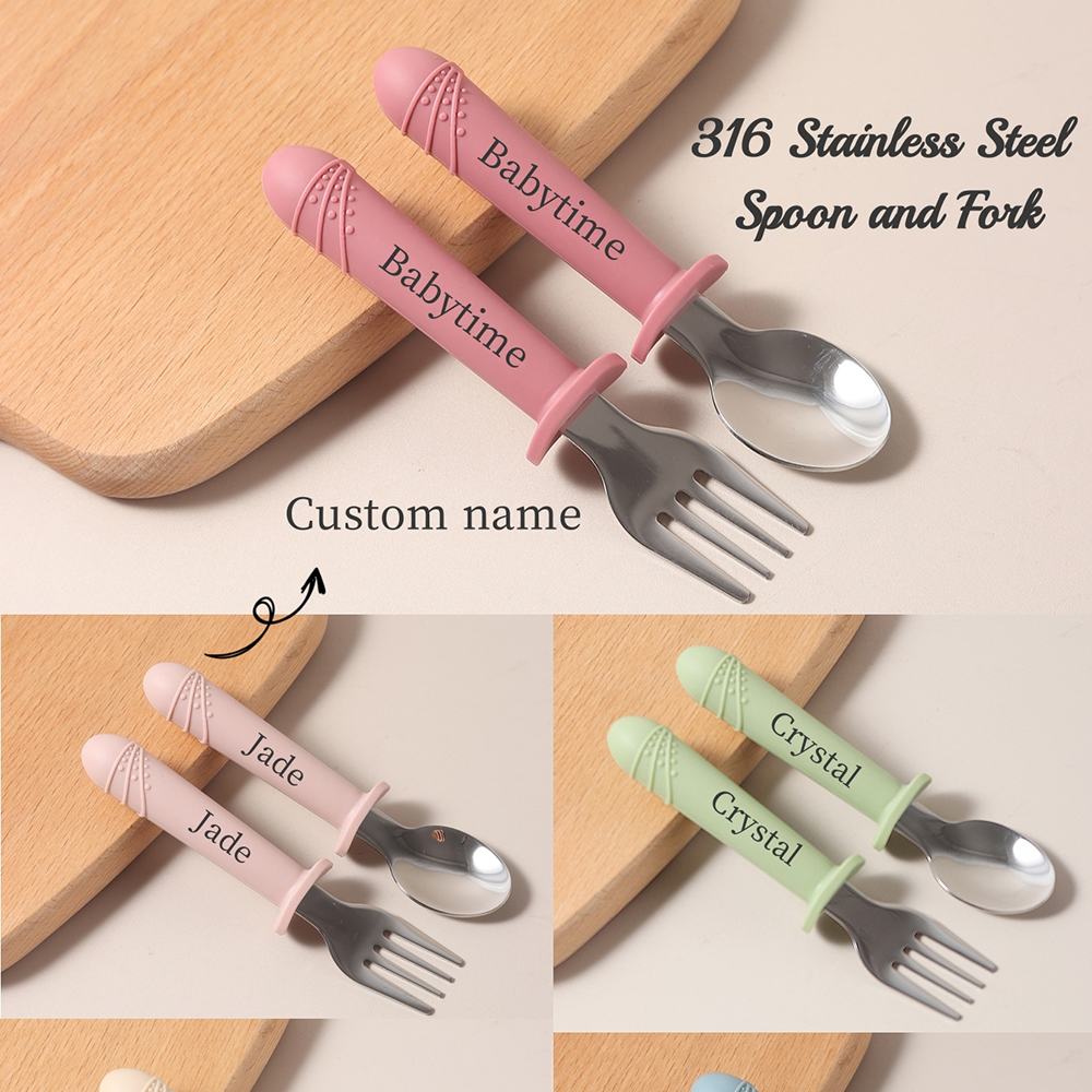 Custom Long Handle Silicone Sp - Baby Food Weaning のレビューと価格