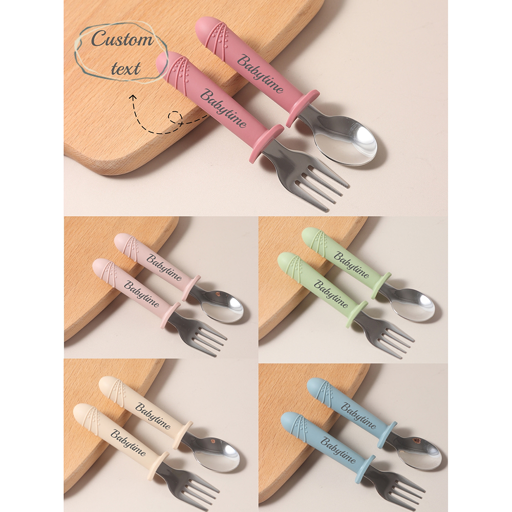 Custom Long Handle Silicone Sp - Baby Food Weaning のレビューと価格