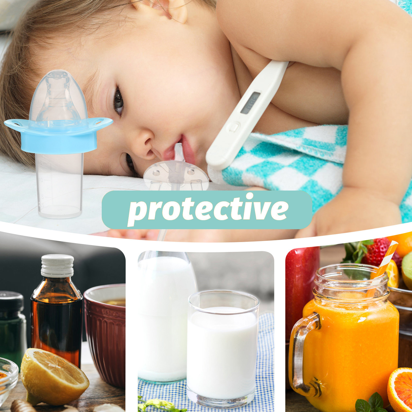 2pcs Baby Pacifier Feeder Medi - Baby Food Kids のレビューと価格