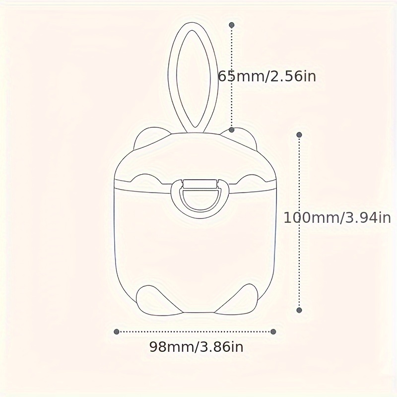 1pc Portable Four-Layer Milk P - Baby Food Nan のレビューと価格