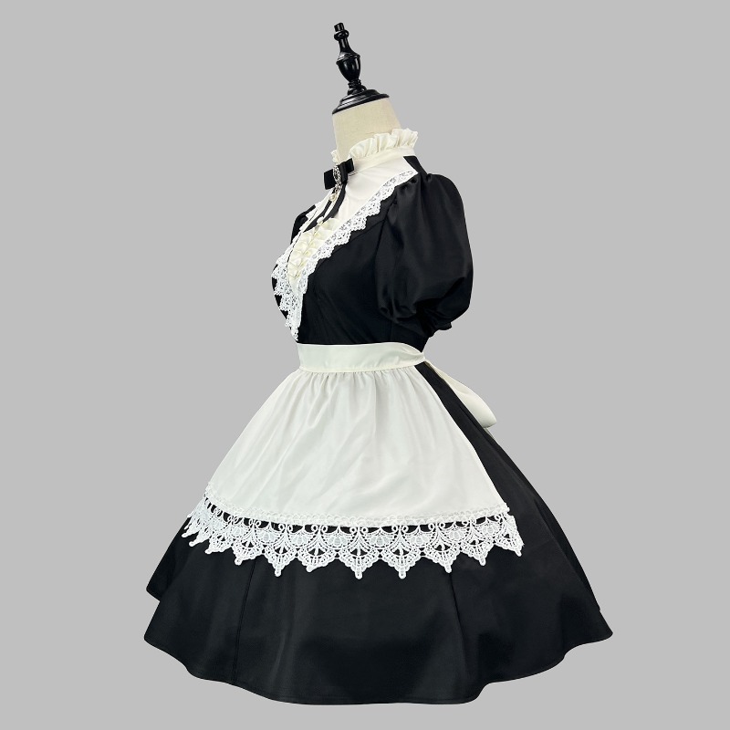 Gothic Black Short Long OP Dre - Bib Long Sleeve のレビューと価格