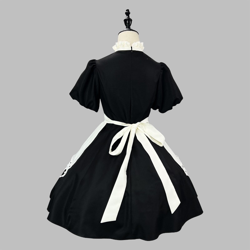 Gothic Black Short Long OP Dre - Bib Long Sleeve のレビューと価格