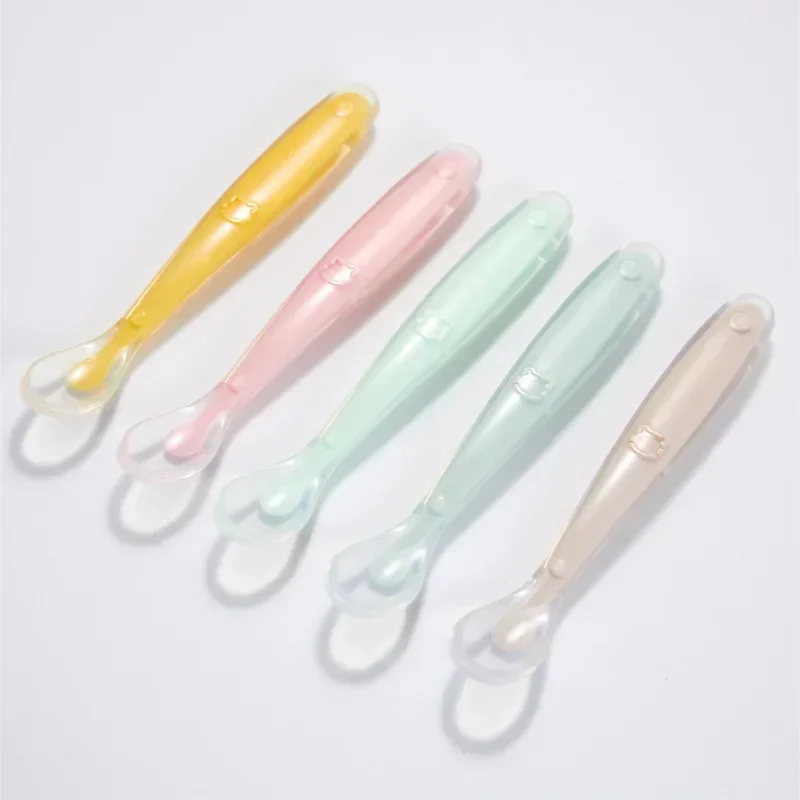 Soft Silicone Baby Spoon Toddl - Baby Food Nutrition のレビューと価格