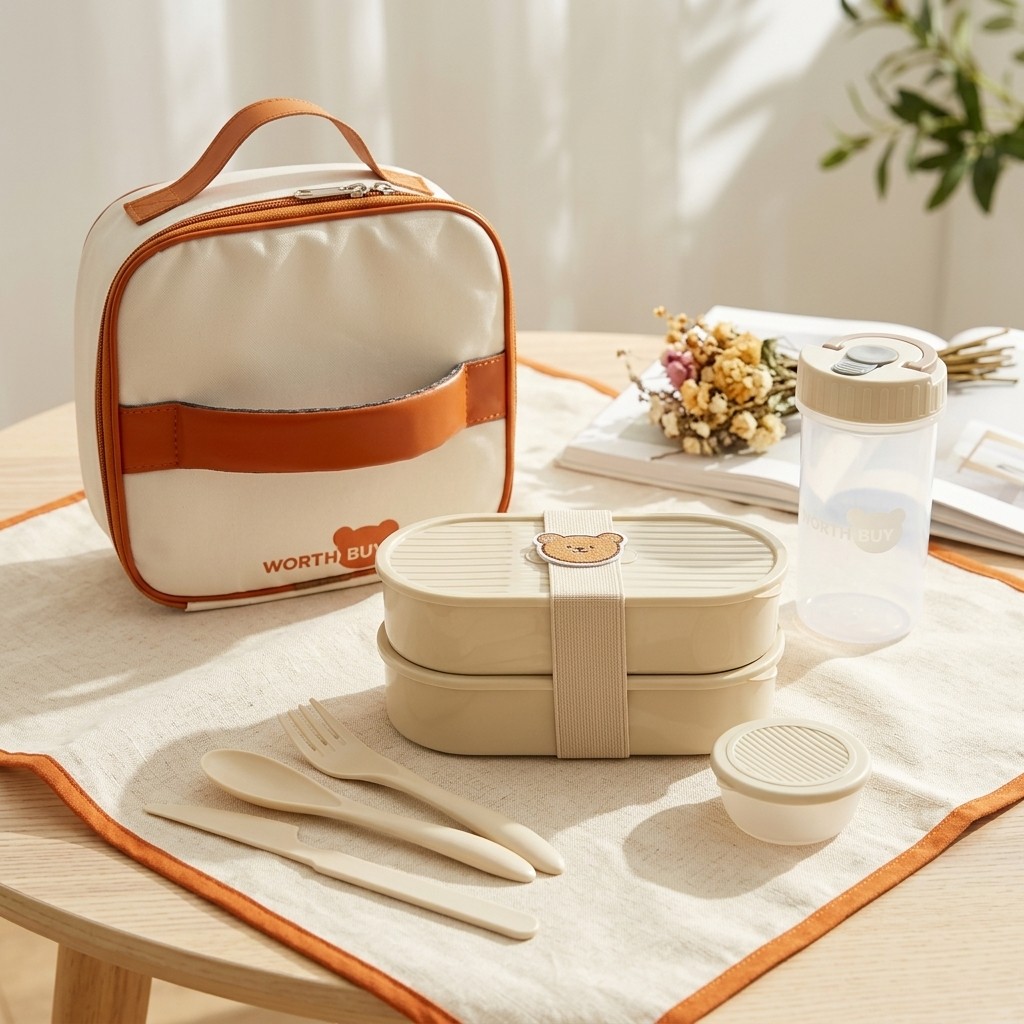 Microwaveable Plastic Lunch Bo - Baby Food Fruits のレビューと価格