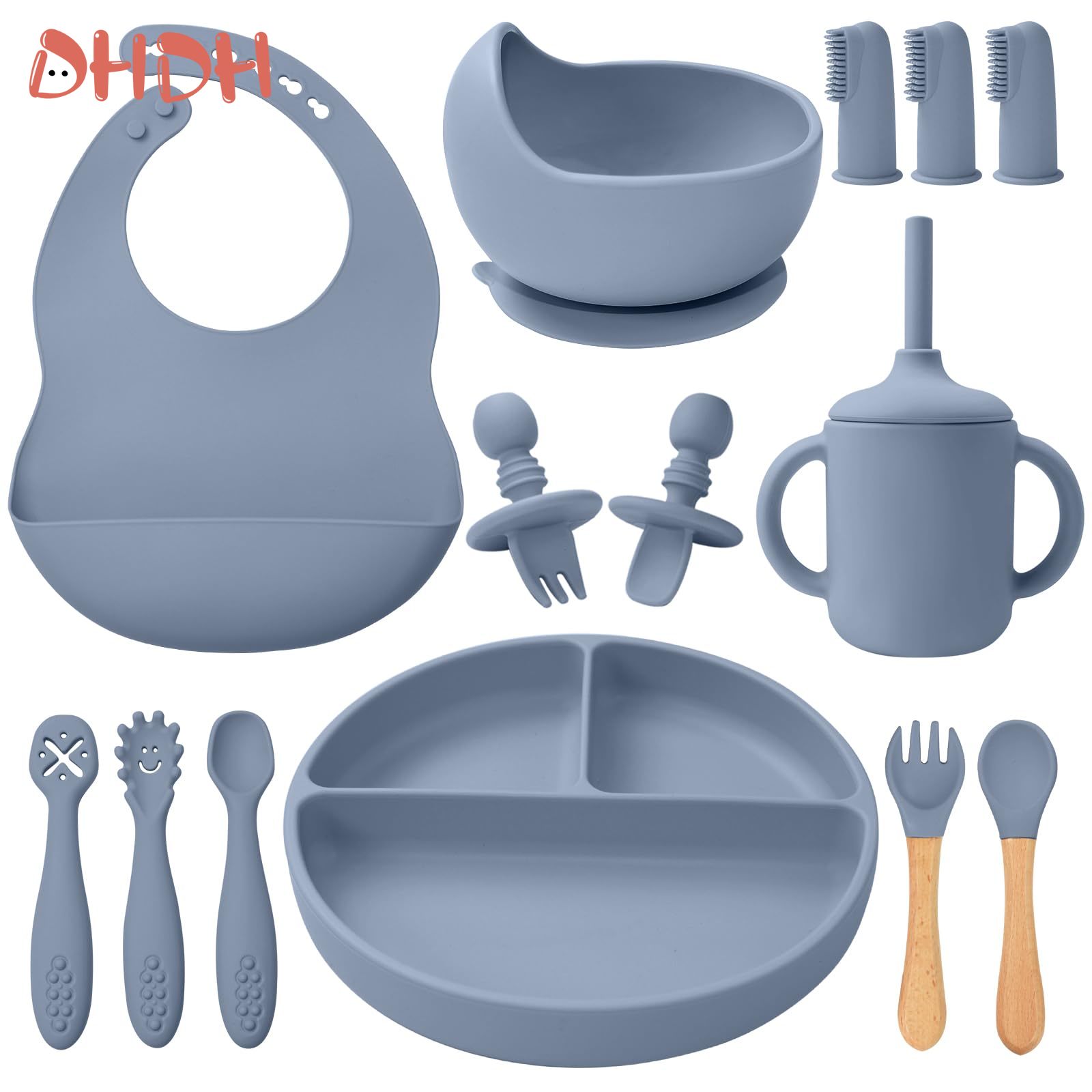 Silicone Baby Feeding Set Tabl - Baby Food Weaning のレビューと価格