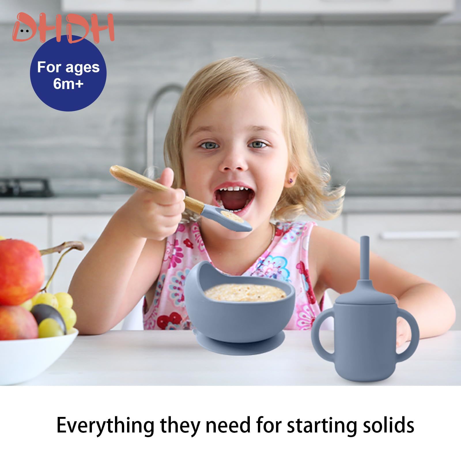Silicone Baby Feeding Set Tabl - Baby Food Weaning のレビューと価格