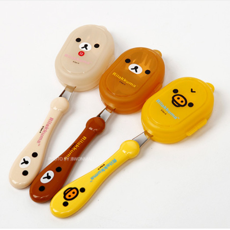 Rilakkuma Spoon Fork Integrate - Baby Food Kids のレビューと価格
