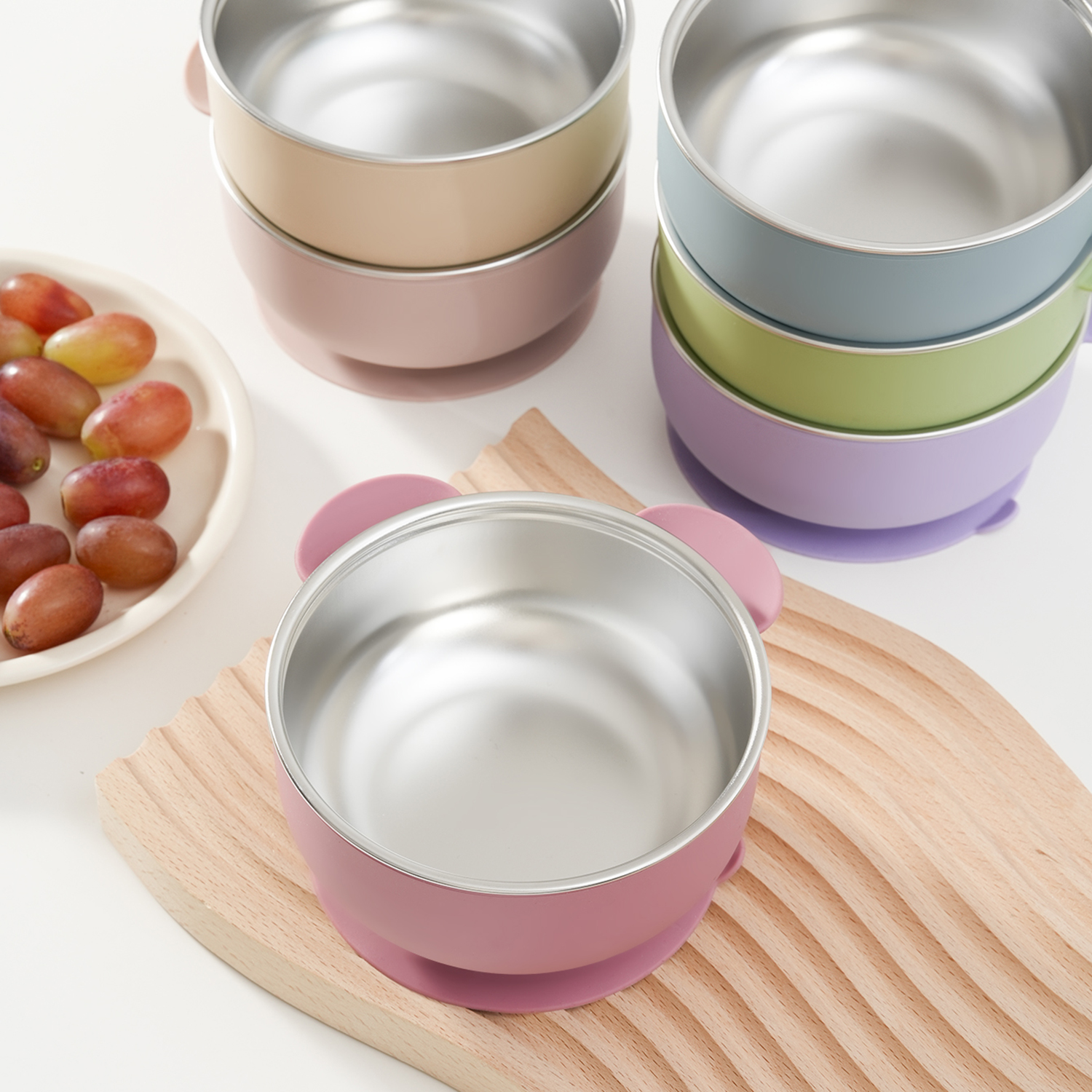 1PC Removable Silicone Stainle - Baby Food Weaning のレビューと価格