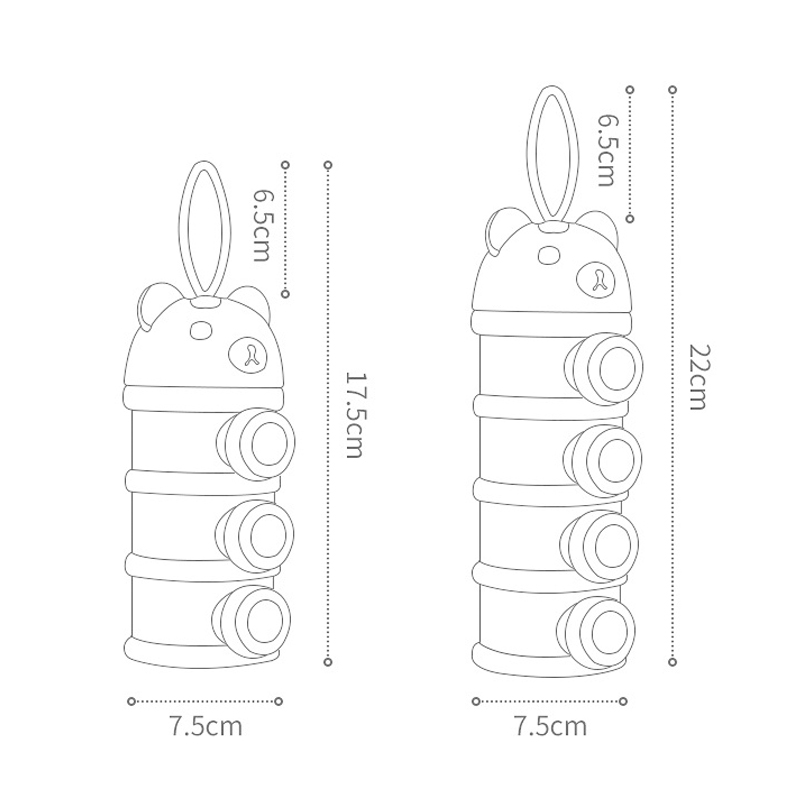 Storage Three/Four Tier Portab - Baby Food Nan のレビューと価格