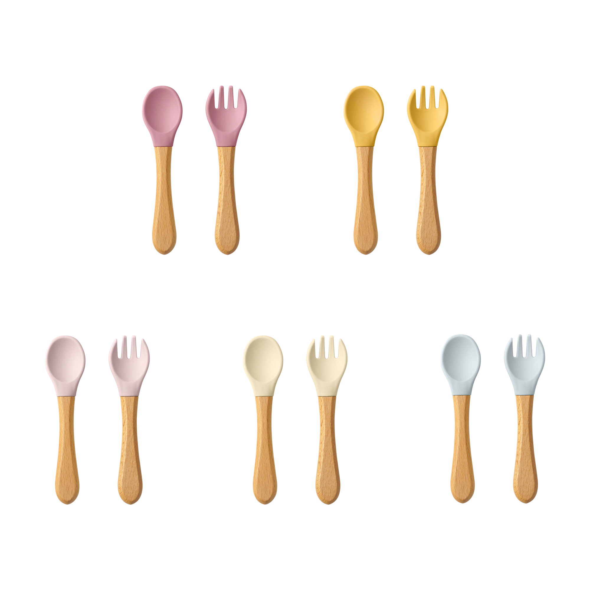 2PCS Baby Learning Spoons Uten - Baby Food Nutrition のレビューと価格