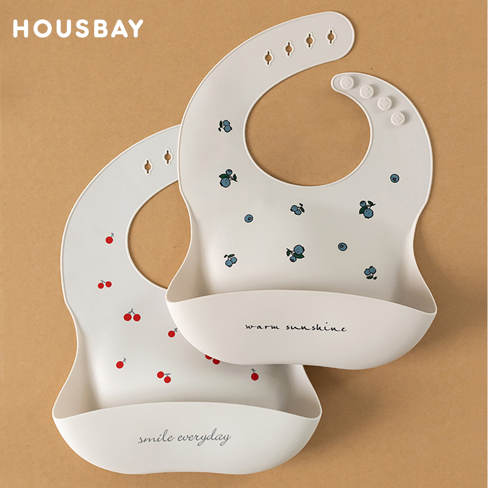 Baby Bib Waterproof Soft Silic - Baby Food Weaning のレビューと価格