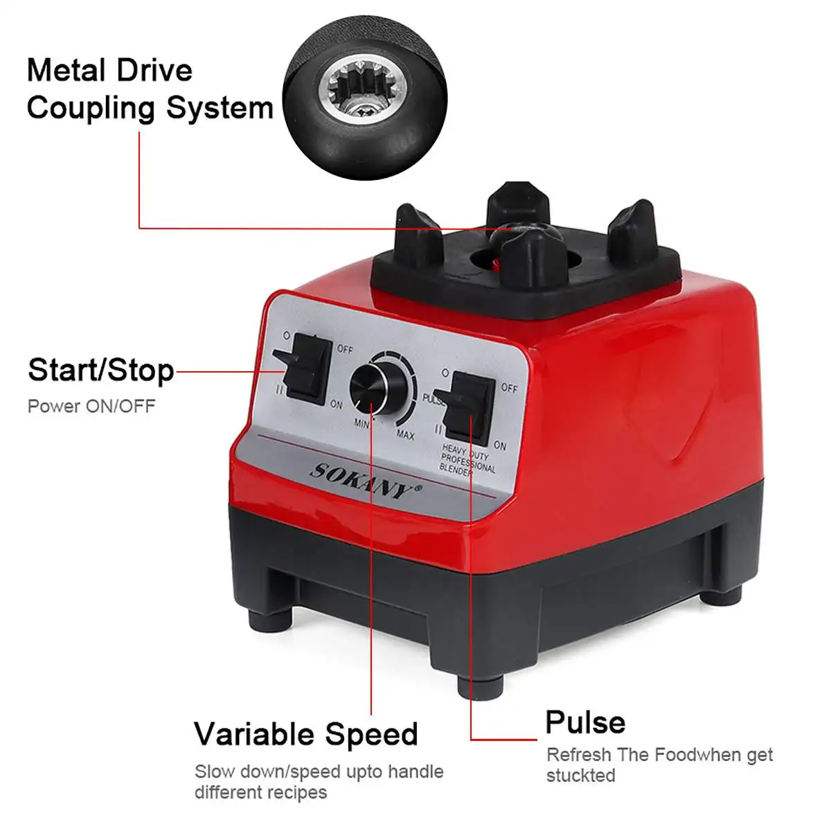 SOKANY 4500W Heavy Duty Commer - Baby Food Mixer のレビューと価格