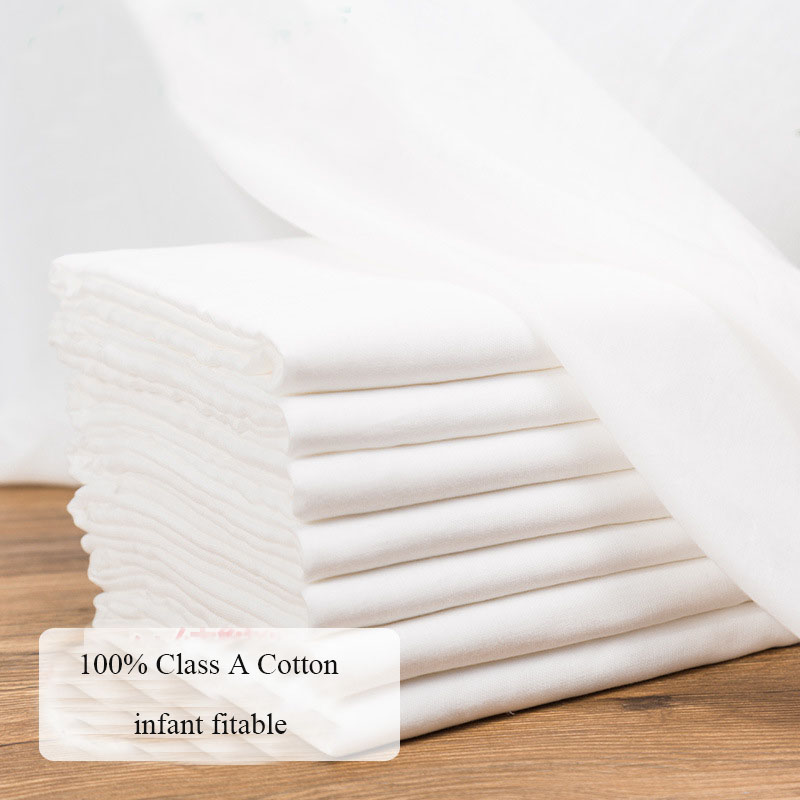 100x145cm Pure 100% Cotton Whi - Baby Food Kids のレビューと価格