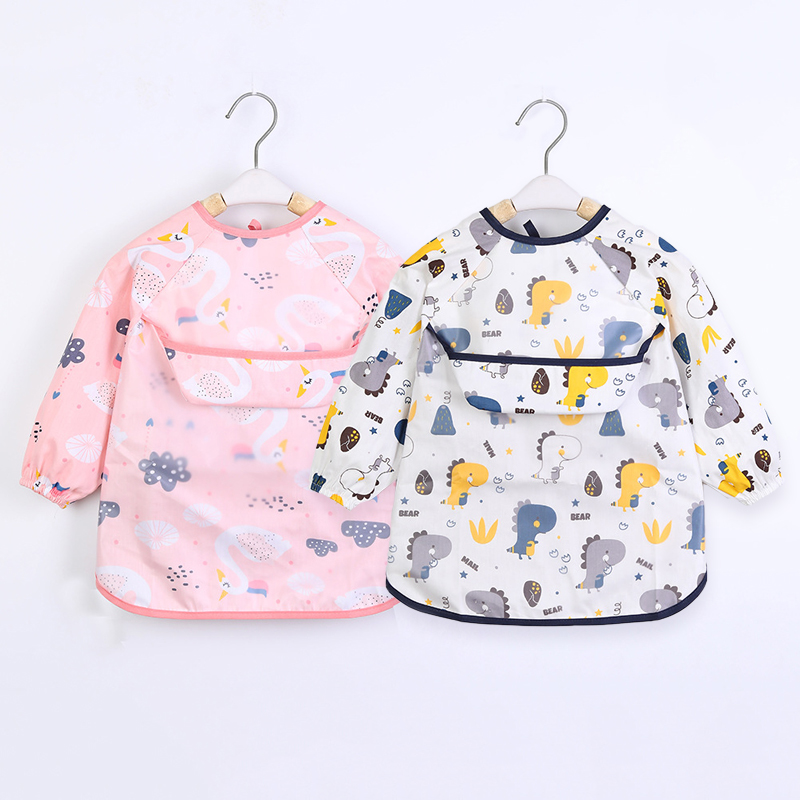 Kids Baby Bibs Toddler Waterpr - Bib Long Sleeve のレビューと価格