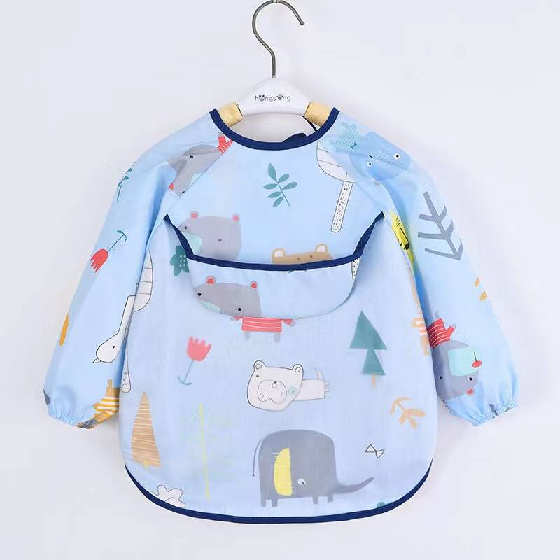 Kids Baby Bibs Toddler Waterpr - Bib Long Sleeve のレビューと価格