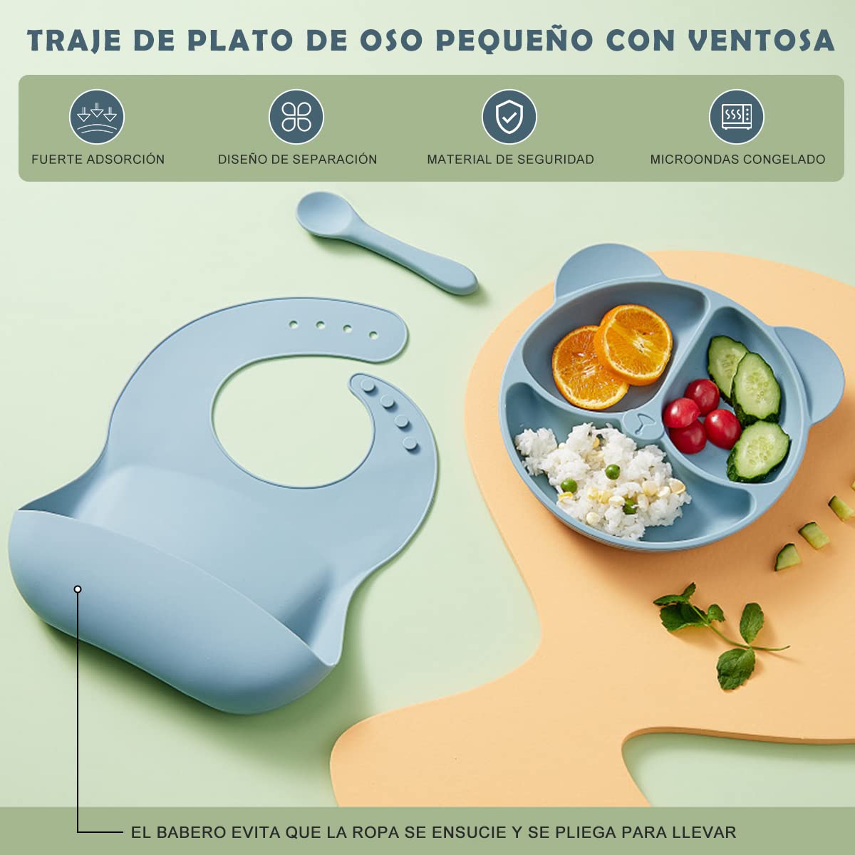 4PCS Baby Feeding Set with Bib - Baby Food Tray のレビューと価格