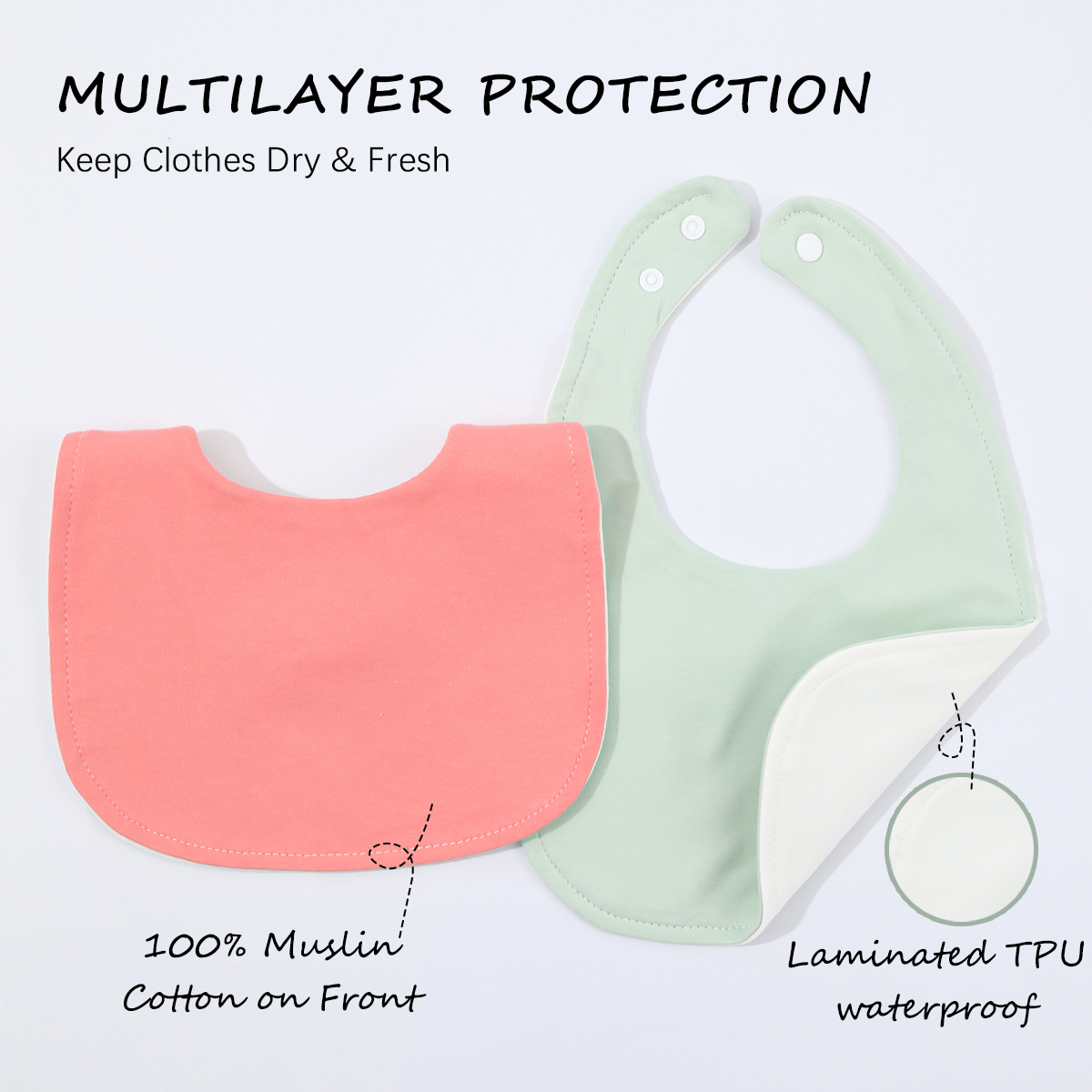 10-piece baby bib U-shaped sal - Baby Food Nutrition のレビューと価格